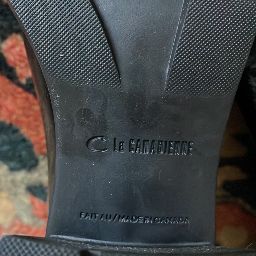 La Canadienne Paxton Leather Black Boots size 11 - Picture 11 of 16